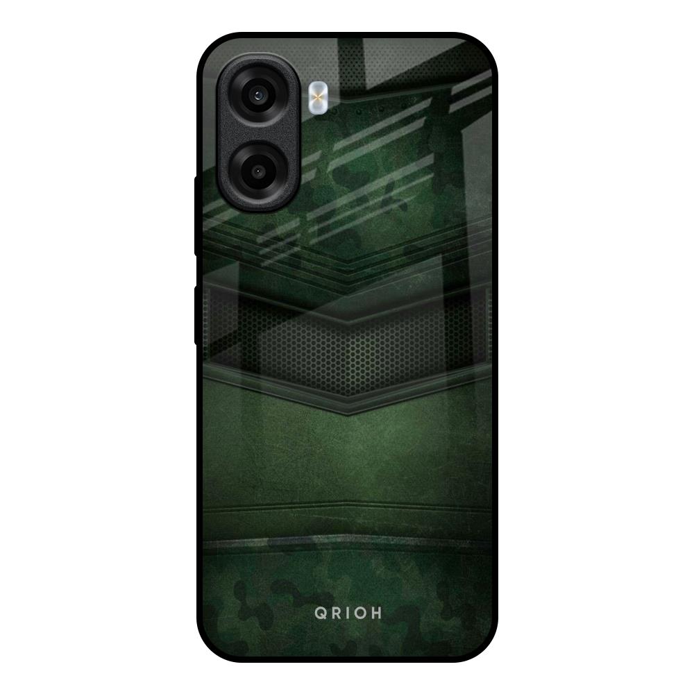 Green Leather OPPO K14x 5G Glass Back Cover Online