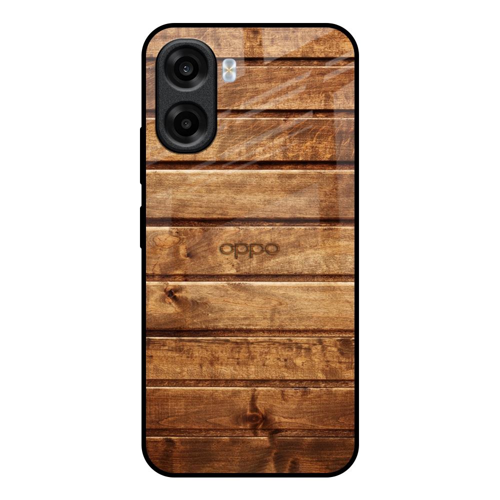 Wooden Planks OPPO K14x 5G Glass Back Cover Online