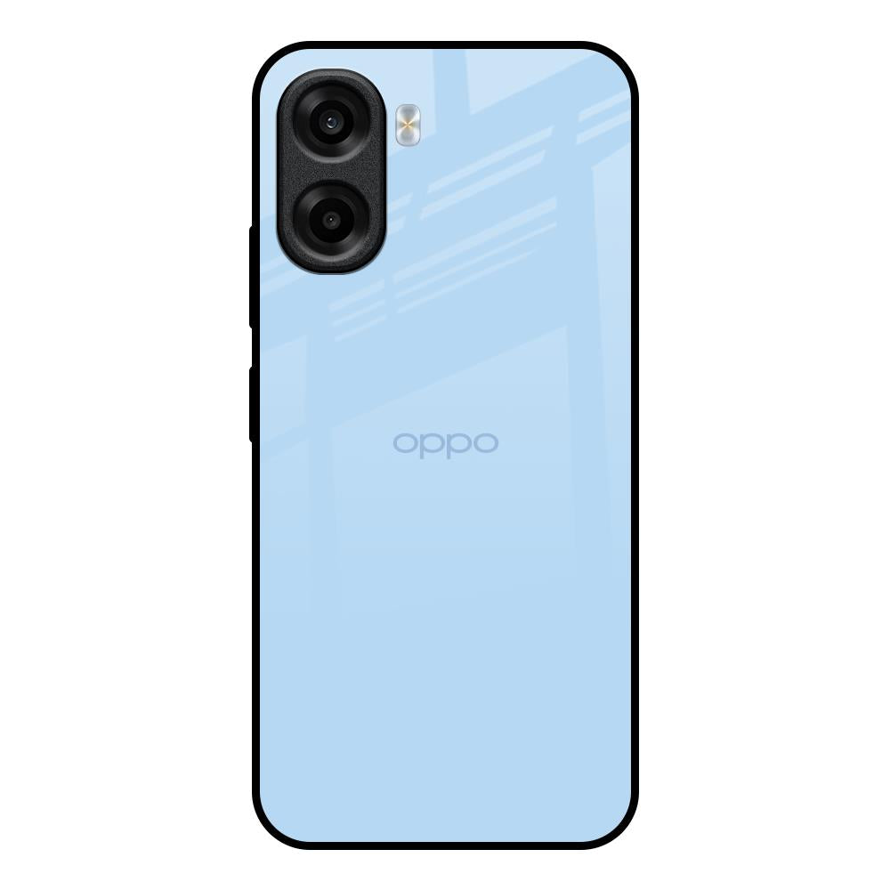 Pastel Sky Blue OPPO K14x 5G Glass Back Cover Online
