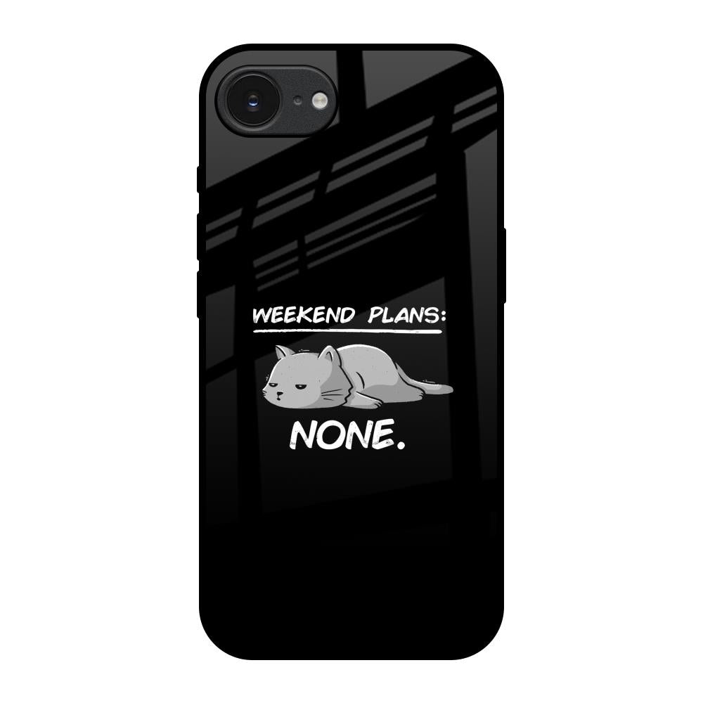 Weekend Plans Apple iPhone 17e Glass Back Cover Online
