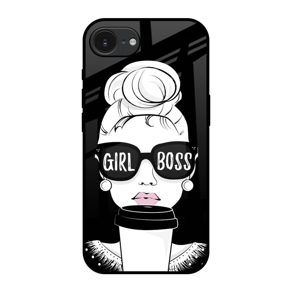 Girl Boss Apple iPhone 17e Glass Back Cover Online