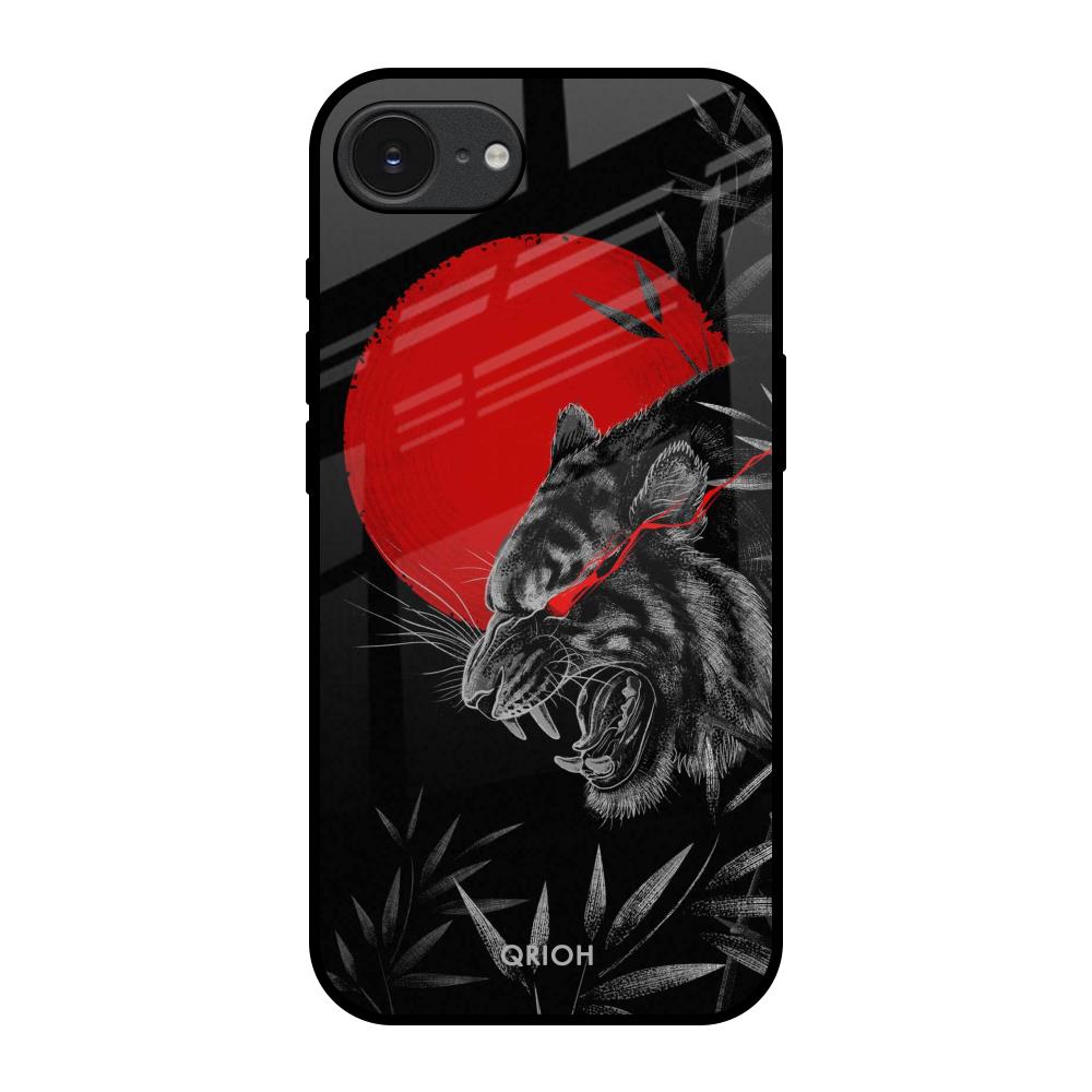 Red Moon Tiger Apple iPhone 17e Glass Back Cover Online