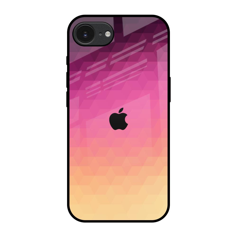 Geometric Pink Diamond Apple iPhone 17e Glass Back Cover Online