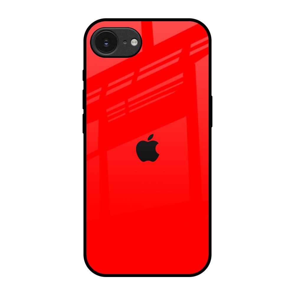 Blood Red Apple iPhone 17e Glass Back Cover Online