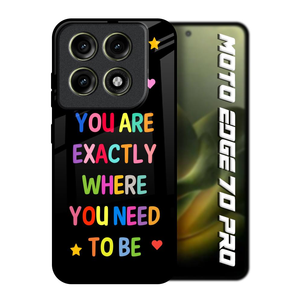 Magical Words Motorola Edge 70 Pro 5G Glass Back Cover Online