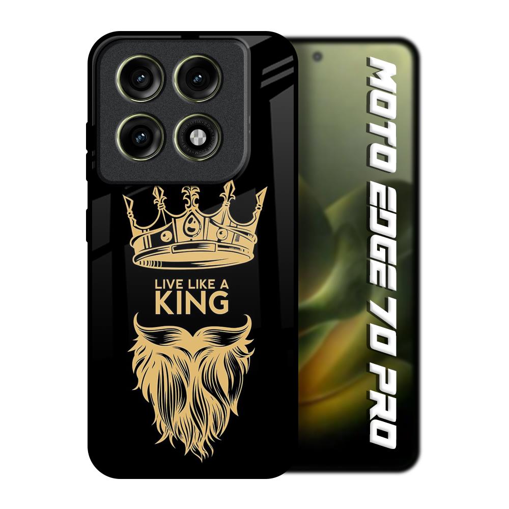 King Life Motorola Edge 70 Pro 5G Glass Back Cover Online