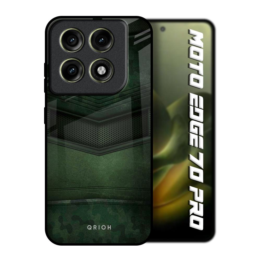 Green Leather Motorola Edge 70 Pro 5G Glass Back Cover Online