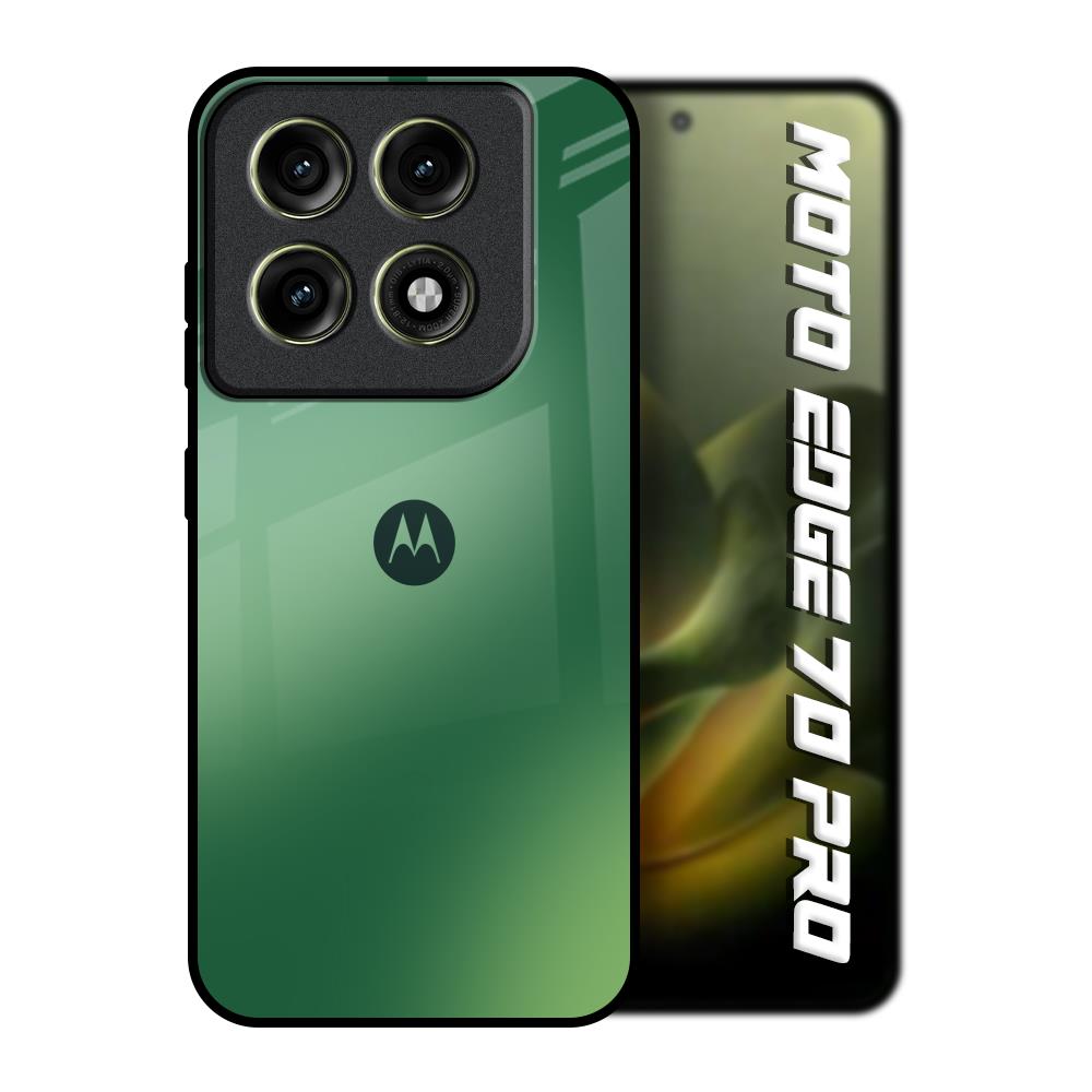 Green Grunge Texture Motorola Edge 70 Pro 5G Glass Back Cover Online