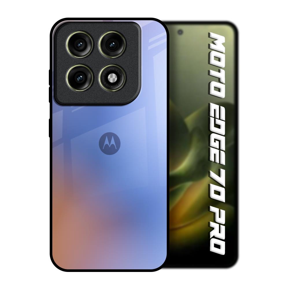 Blue Aura Motorola Edge 70 Pro 5G Glass Back Cover Online