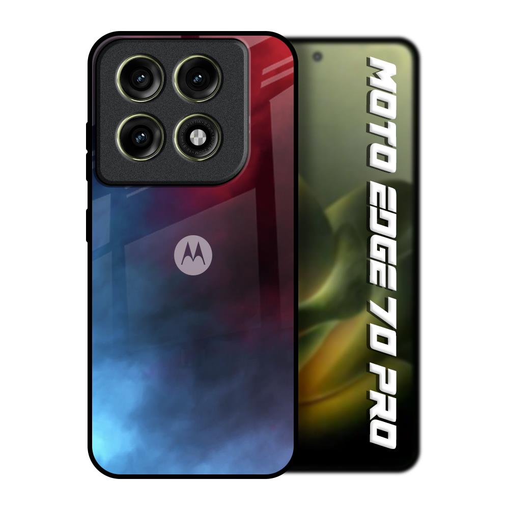 Smokey Watercolor Motorola Edge 70 Pro 5G Glass Back Cover Online