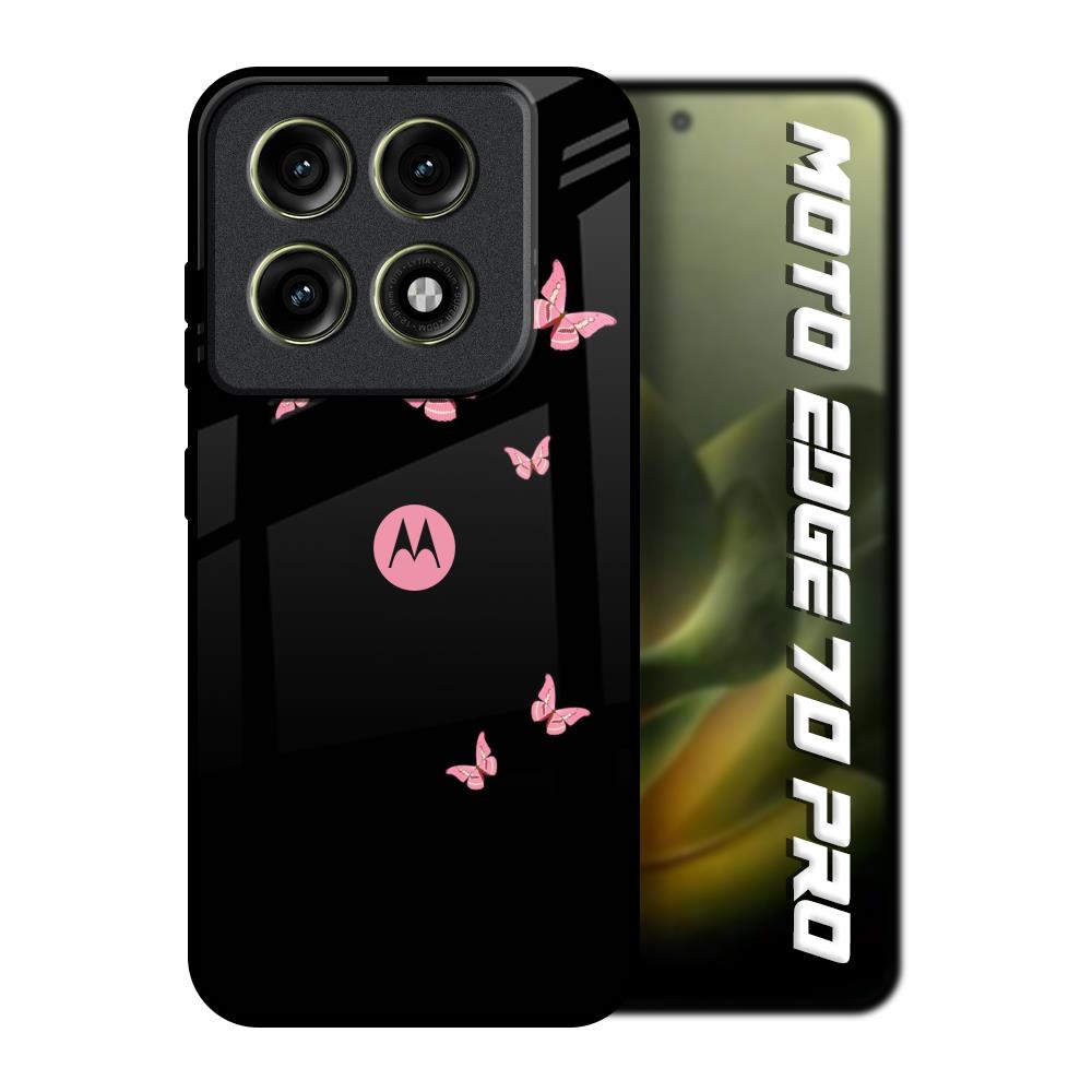 Fly Butterfly Motorola Edge 70 Pro 5G Glass Back Cover Online