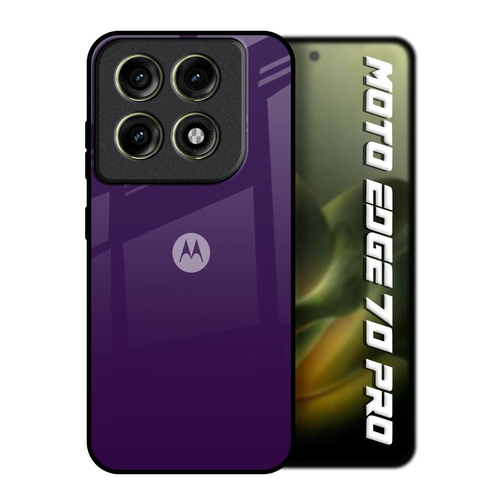 Dark Purple Motorola Edge 70 Pro 5G Glass Back Cover Online