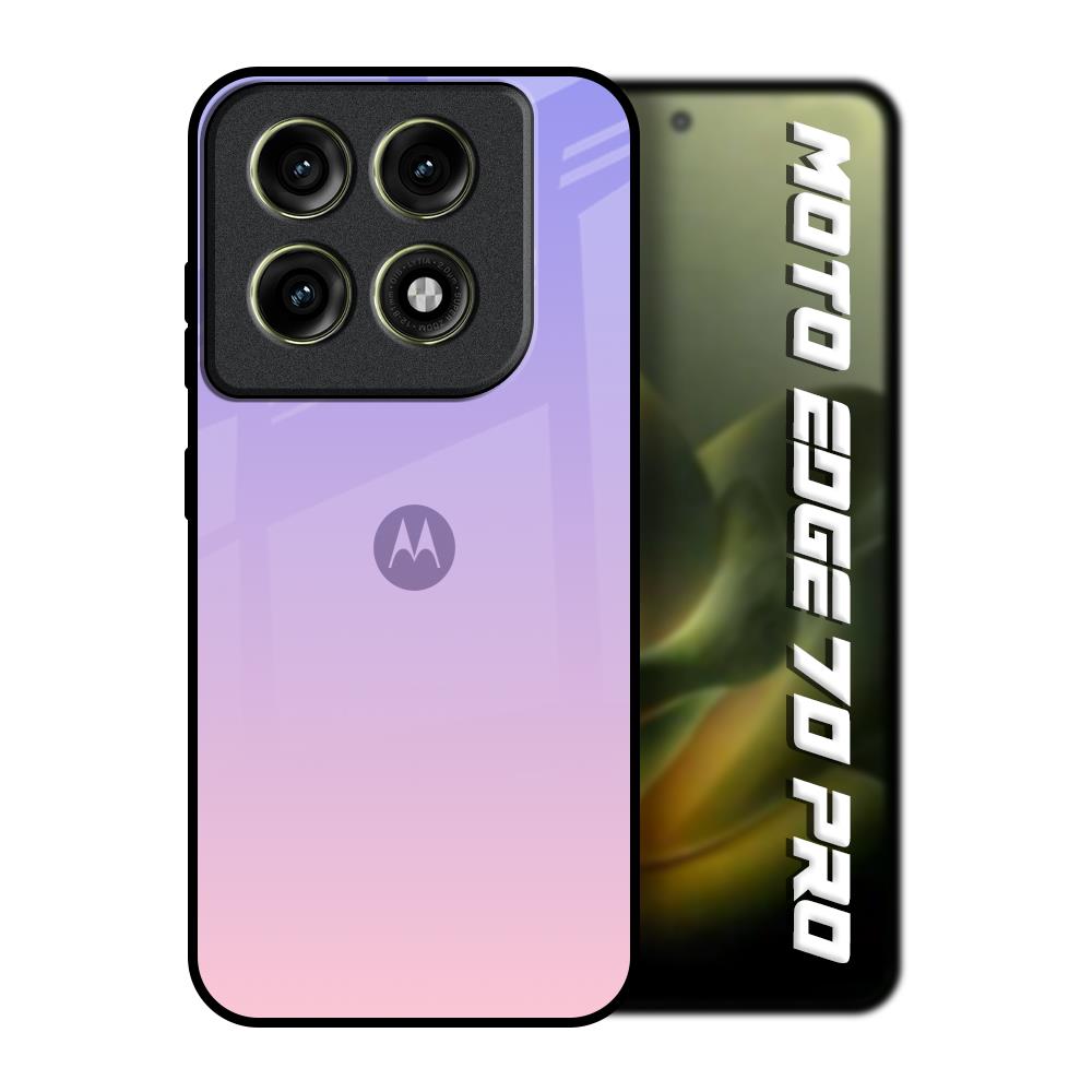 Lavender Gradient Motorola Edge 70 Pro 5G Glass Back Cover Online