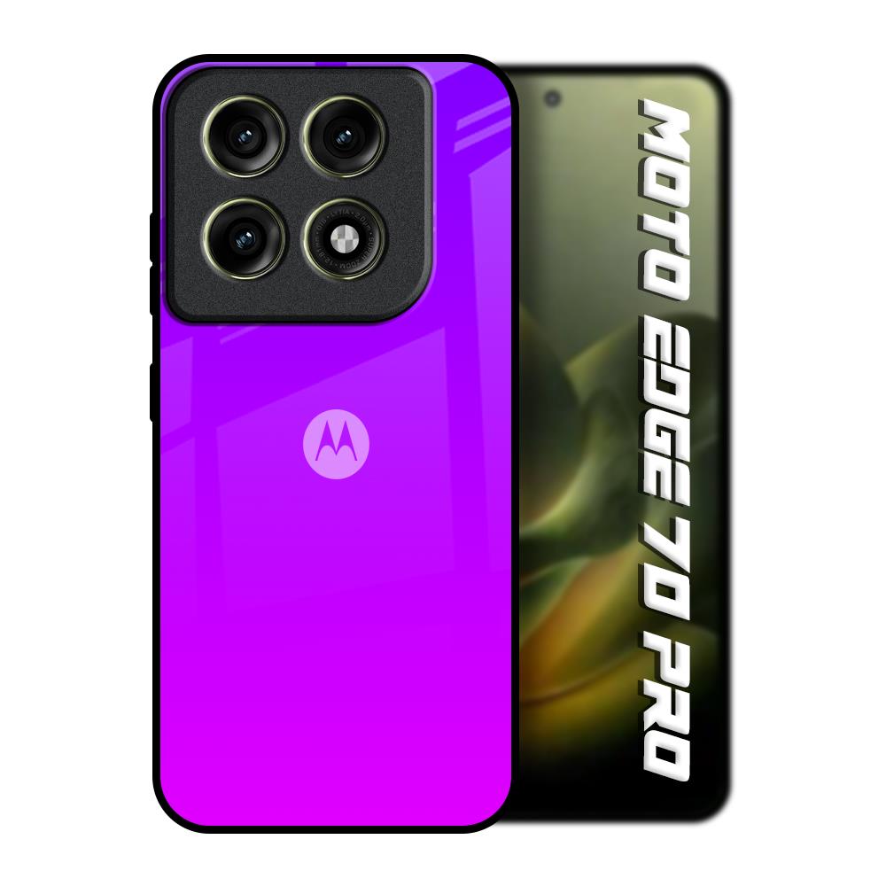 Purple Pink Motorola Edge 70 Pro 5G Glass Back Cover Online