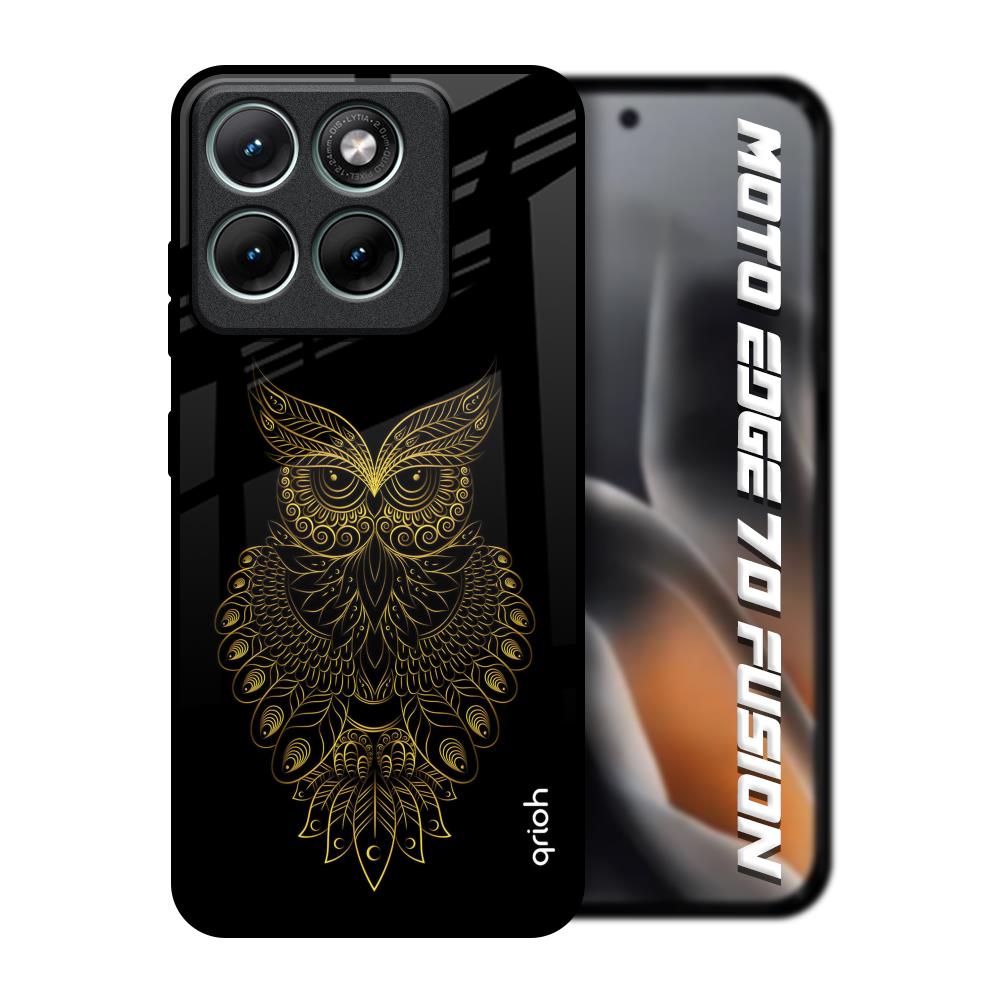 Golden Owl Motorola Edge 70 Fusion 5G Glass Back Cover Online
