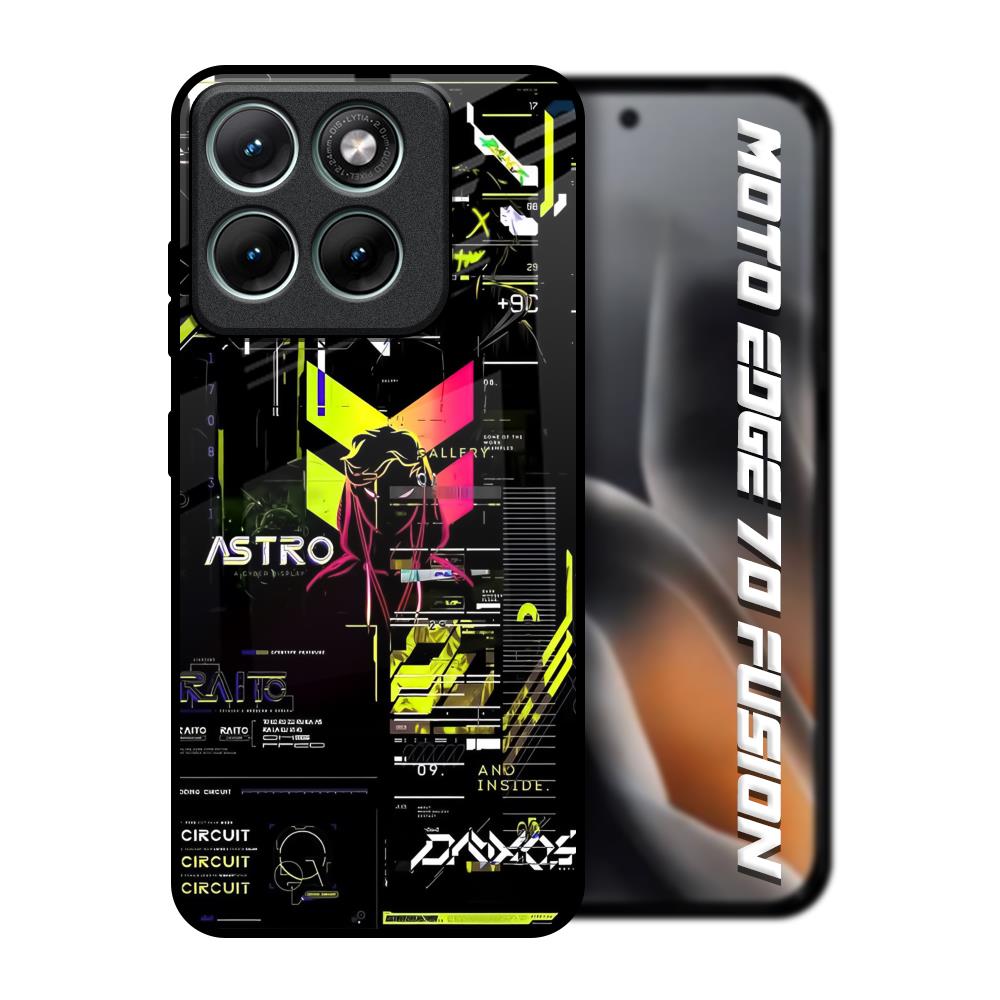 Astro Glitch Motorola Edge 70 Fusion 5G Glass Back Cover Online