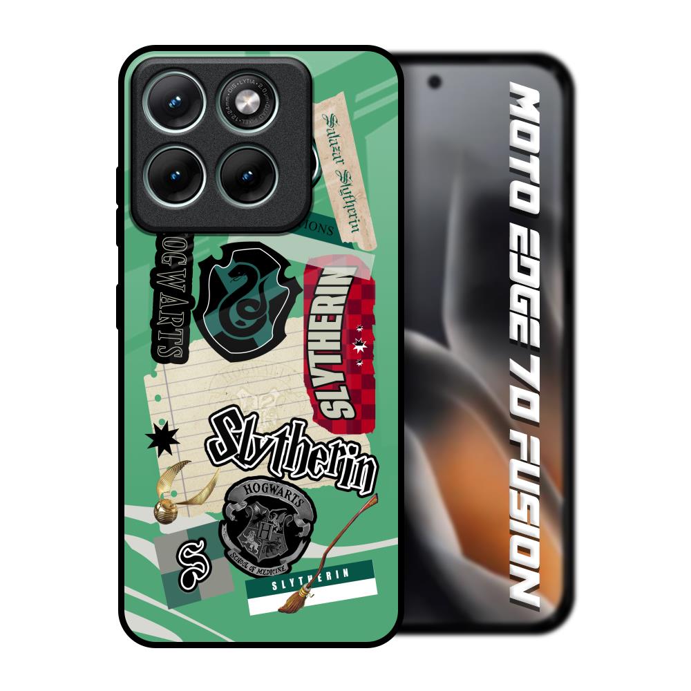Slytherin Motorola Edge 70 Fusion 5G Glass Back Cover Online