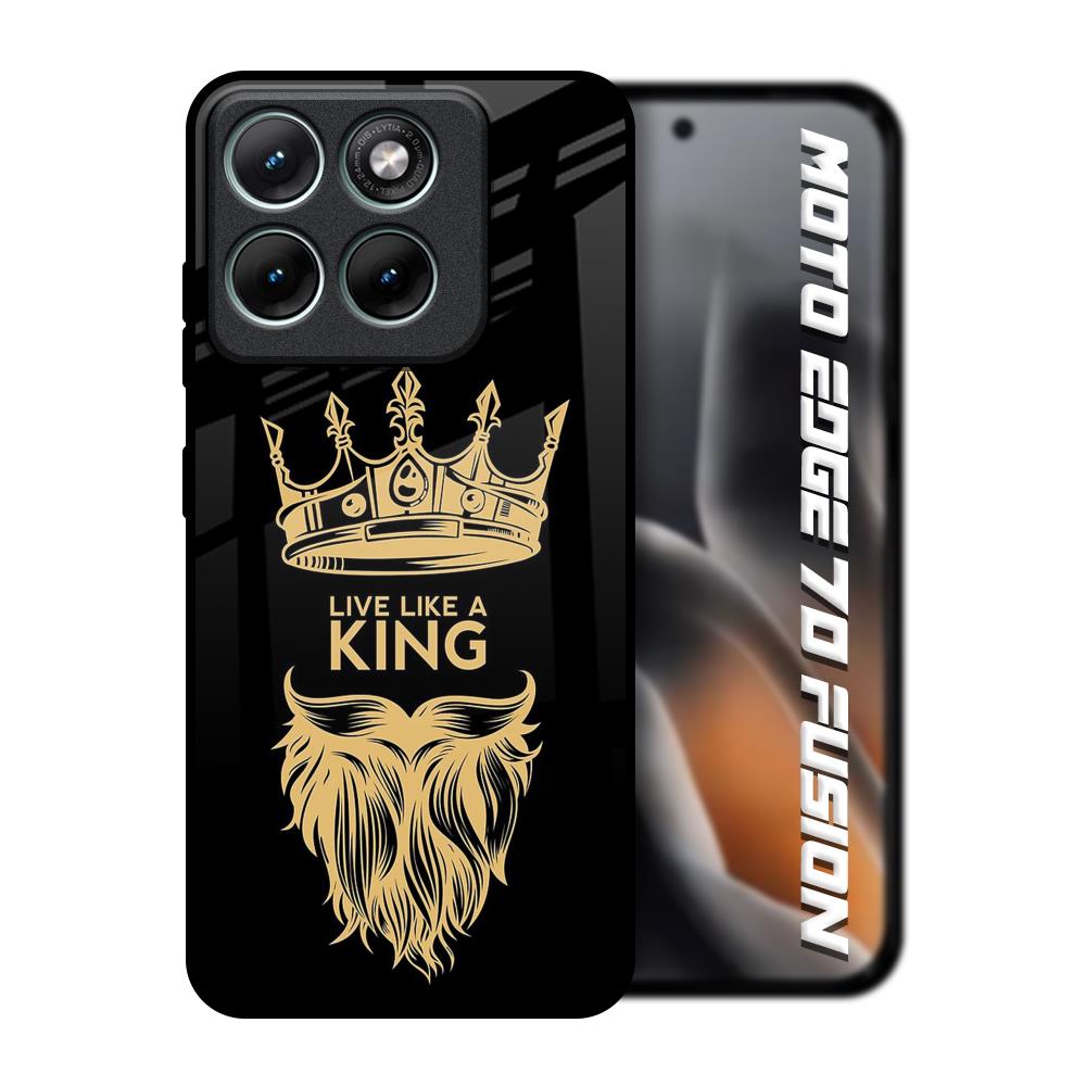 King Life Motorola Edge 70 Fusion 5G Glass Back Cover Online