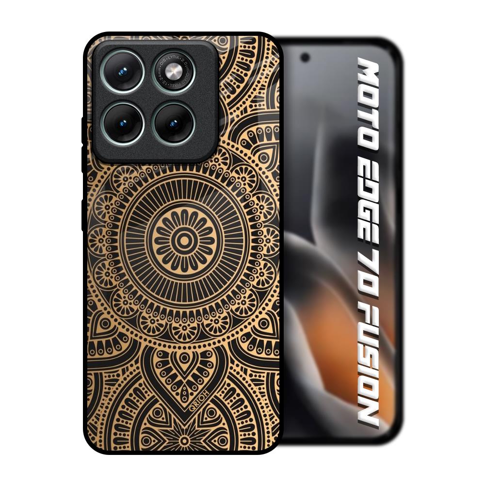Luxury Mandala Motorola Edge 70 Fusion 5G Glass Back Cover Online
