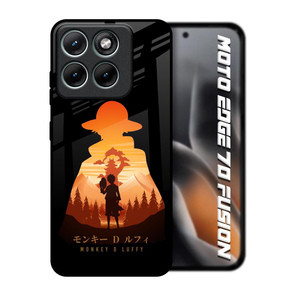 Luffy One Piece Motorola Edge 70 Fusion 5G Glass Back Cover Online