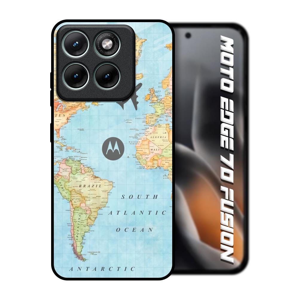 Fly Around The World Motorola Edge 70 Fusion 5G Glass Back Cover Online