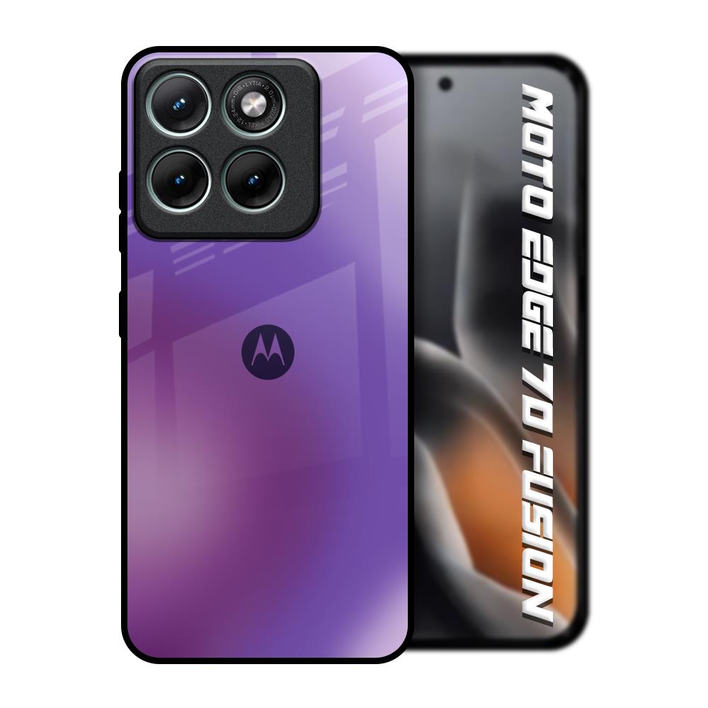 Ultraviolet Gradient Motorola Edge 70 Fusion 5G Glass Back Cover Online