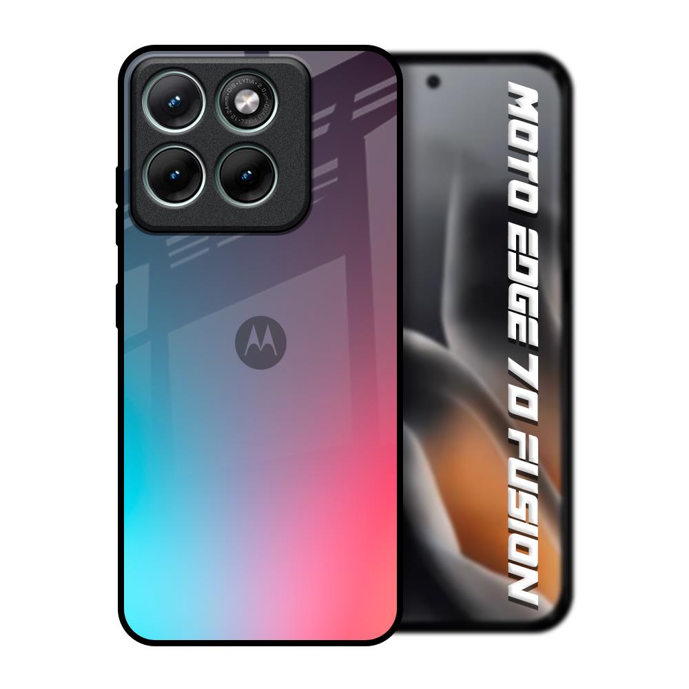 Rainbow Laser Motorola Edge 70 Fusion 5G Glass Back Cover Online