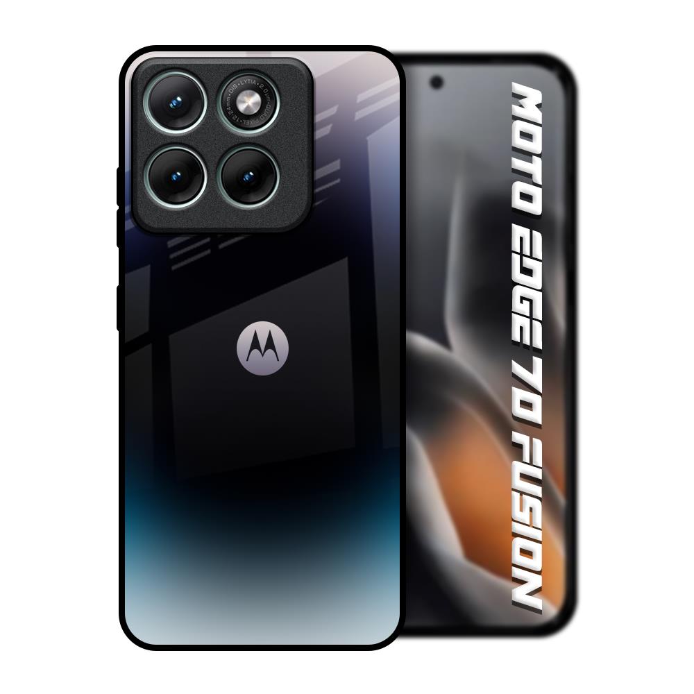Black Obsidian Motorola Edge 70 Fusion 5G Glass Back Cover Online