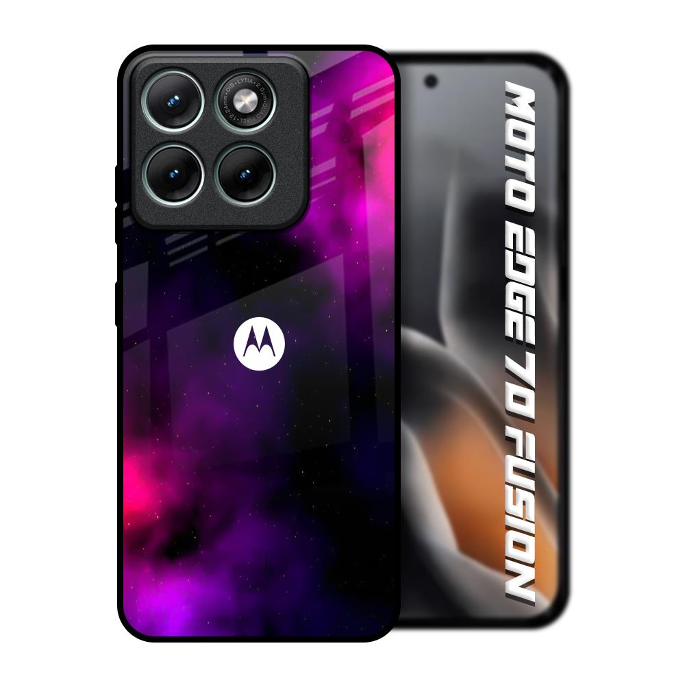 Pink Galaxy Motorola Edge 70 Fusion 5G Glass Back Cover Online
