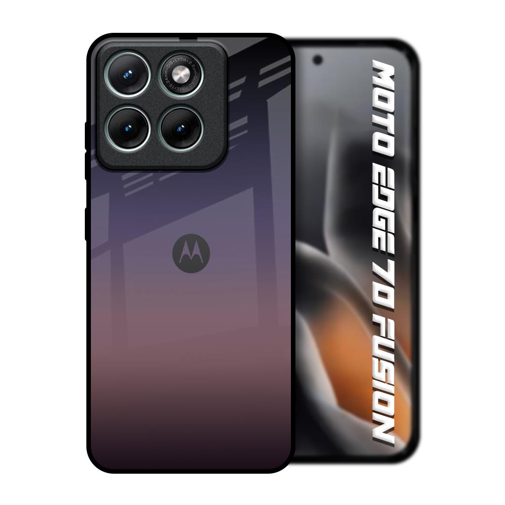 Grey Ombre Motorola Edge 70 Fusion 5G Glass Back Cover Online