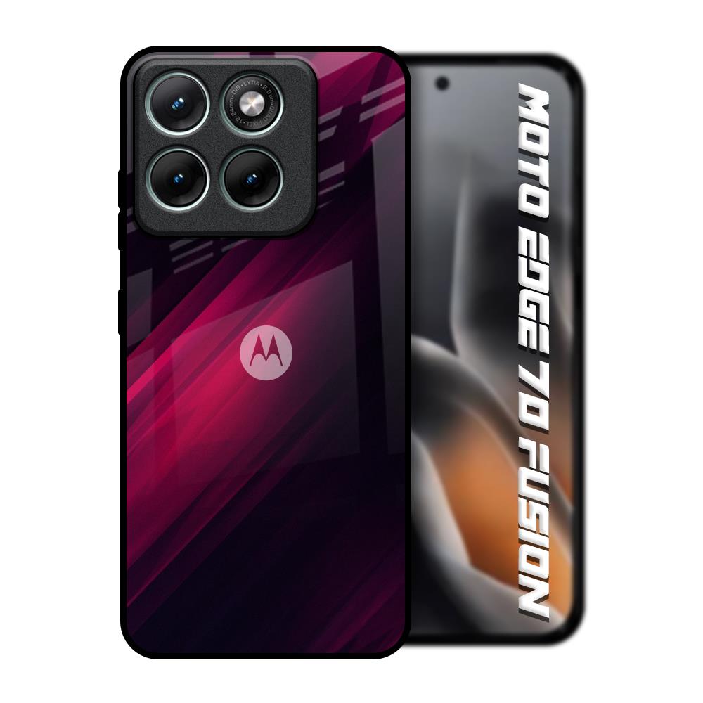 Razor Black Motorola Edge 70 Fusion 5G Glass Back Cover Online