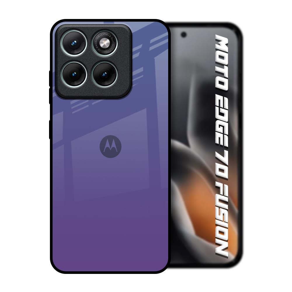 Indigo Pastel Motorola Edge 70 Fusion 5G Glass Back Cover Online