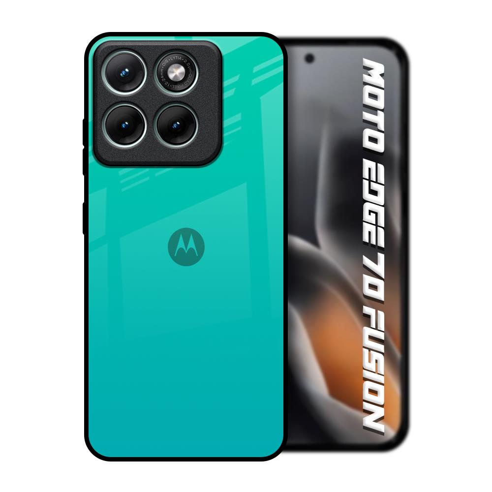 Cuba Blue Motorola Edge 70 Fusion 5G Glass Back Cover Online