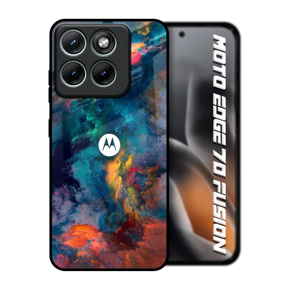Colored Storm Motorola Edge 70 Fusion 5G Glass Back Cover Online