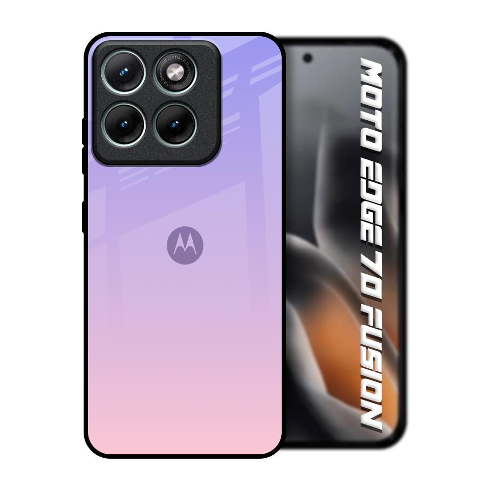 Lavender Gradient Motorola Edge 70 Fusion 5G Glass Back Cover Online