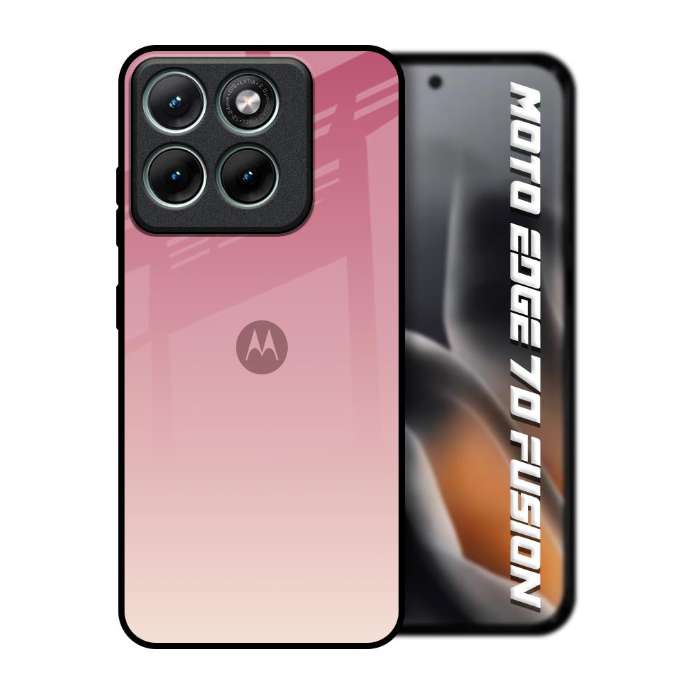 Blooming Pink Motorola Edge 70 Fusion 5G Glass Back Cover Online