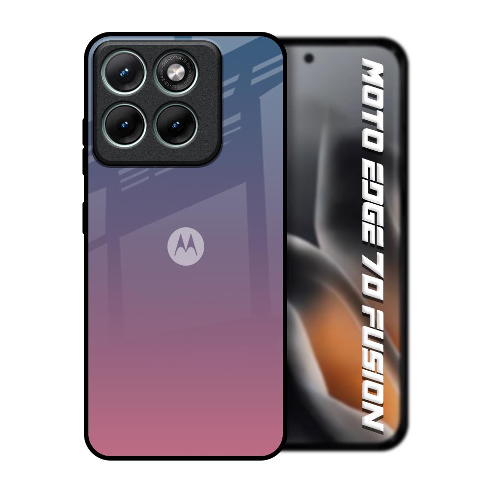 Pastel Gradient Motorola Edge 70 Fusion 5G Glass Back Cover Online