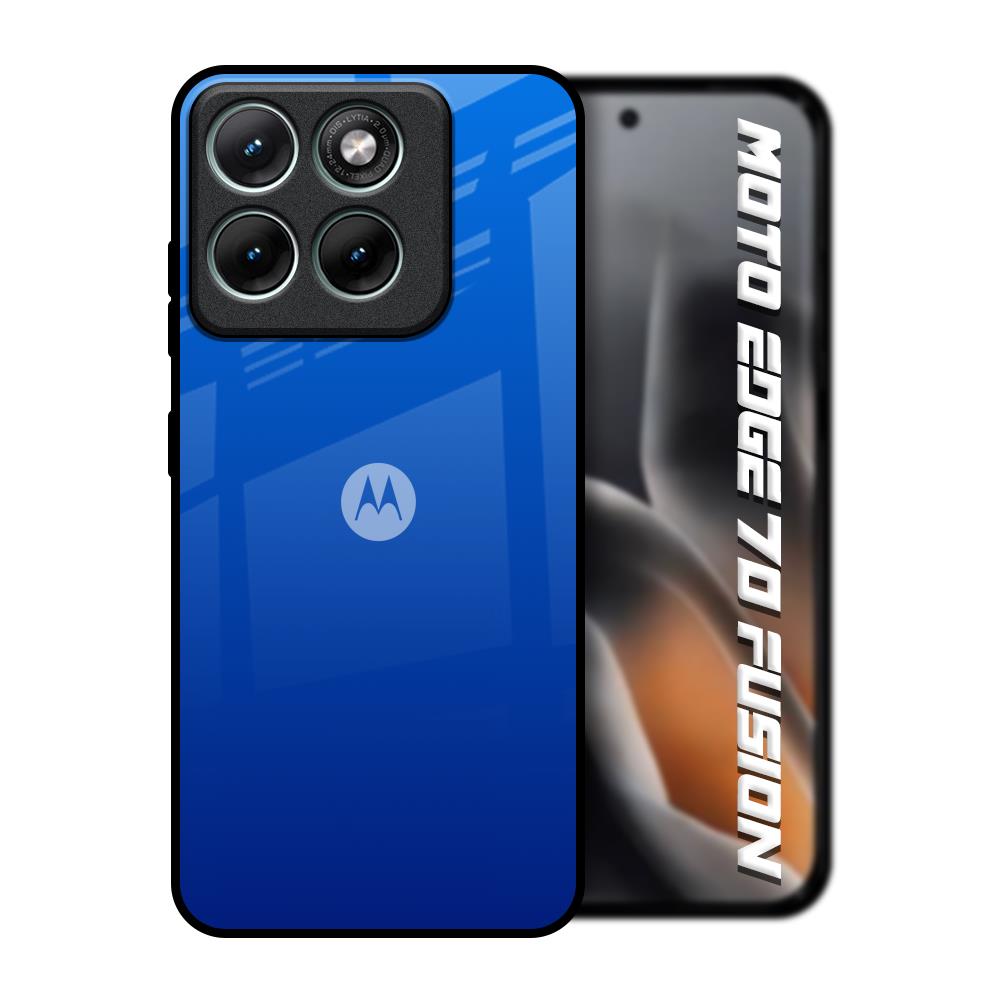 Egyptian Blue Motorola Edge 70 Fusion 5G Glass Back Cover Online