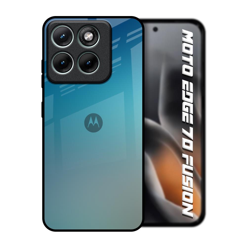 Sea Theme Gradient Motorola Edge 70 Fusion 5G Glass Back Cover Online