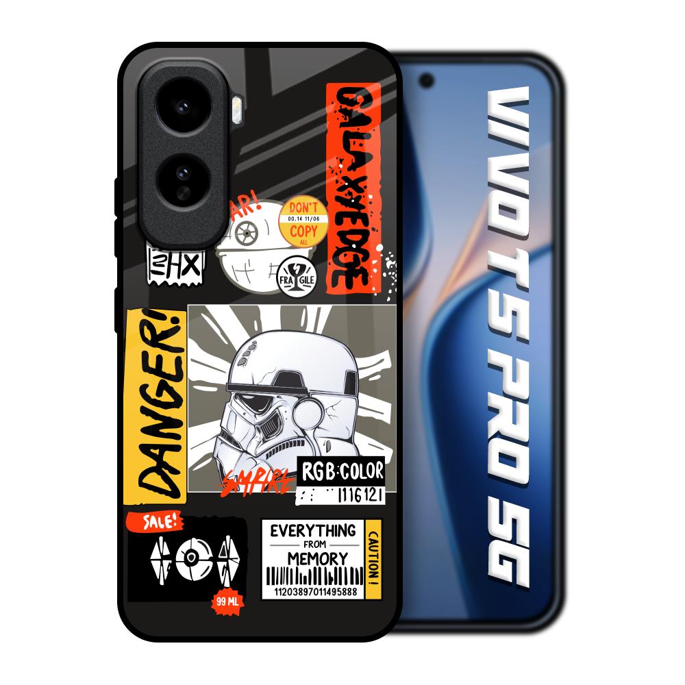 Galaxy Edge Vivo T5 Pro 5G Glass Back Cover Online
