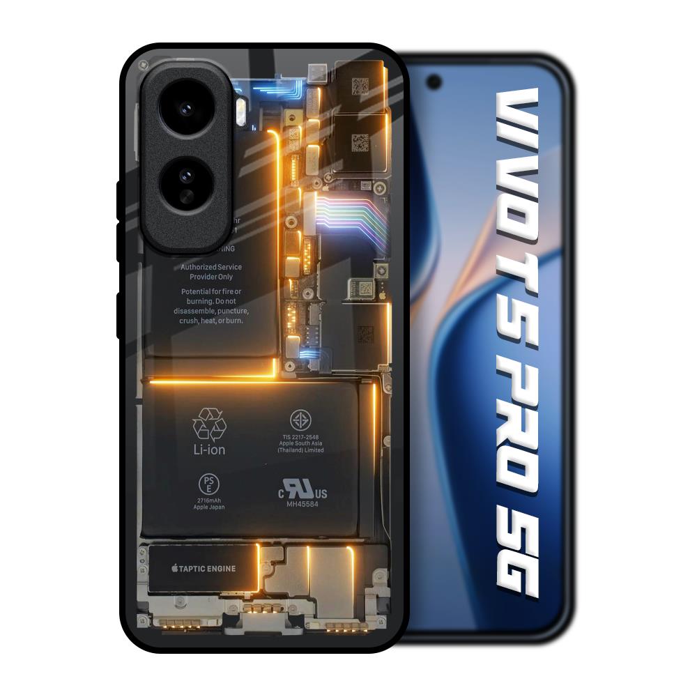 Glow Up Skeleton Vivo T5 Pro 5G Glass Back Cover Online