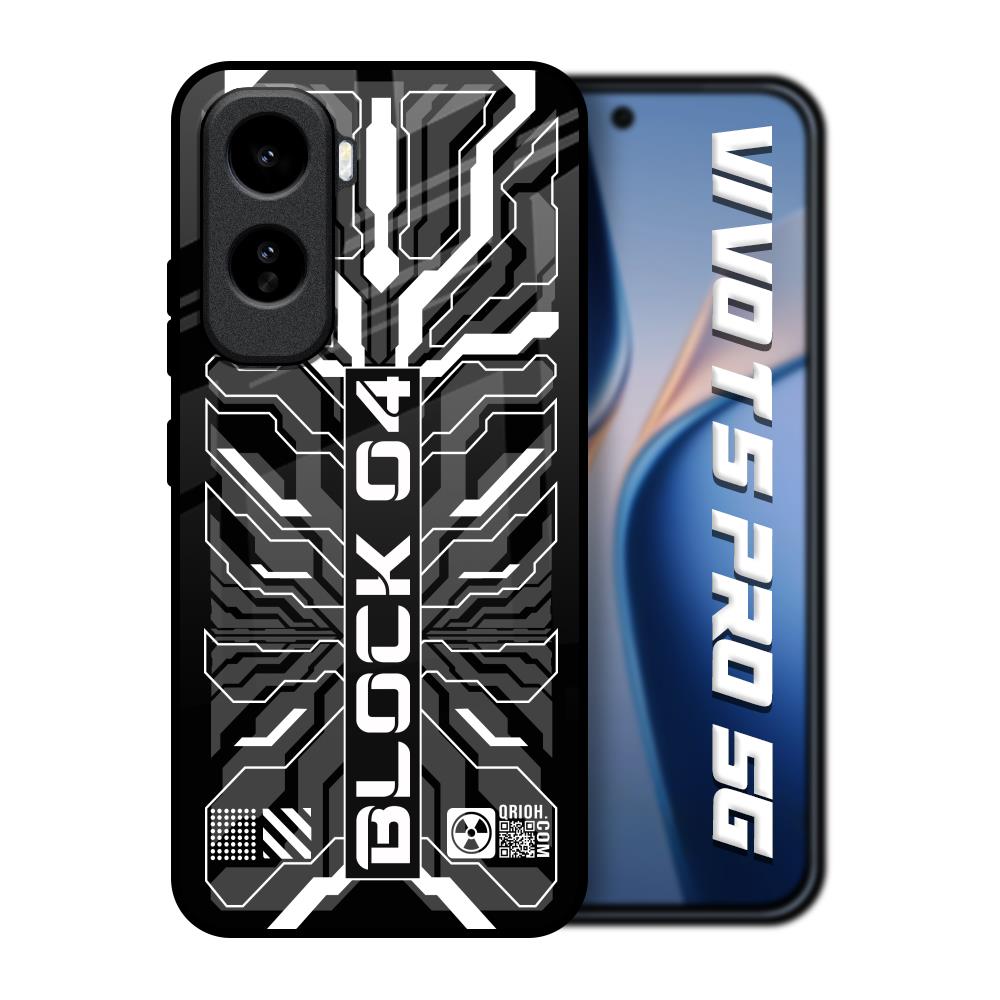 Monochrome Magic Vivo T5 Pro 5G Glass Back Cover Online