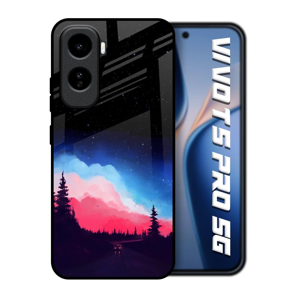 Drive In Dark Vivo T5 Pro 5G Glass Back Cover Online