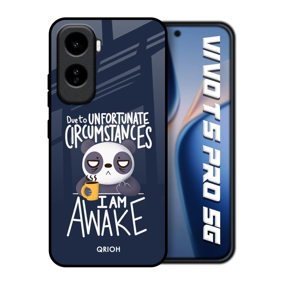 Struggling Panda Vivo T5 Pro 5G Glass Back Cover Online