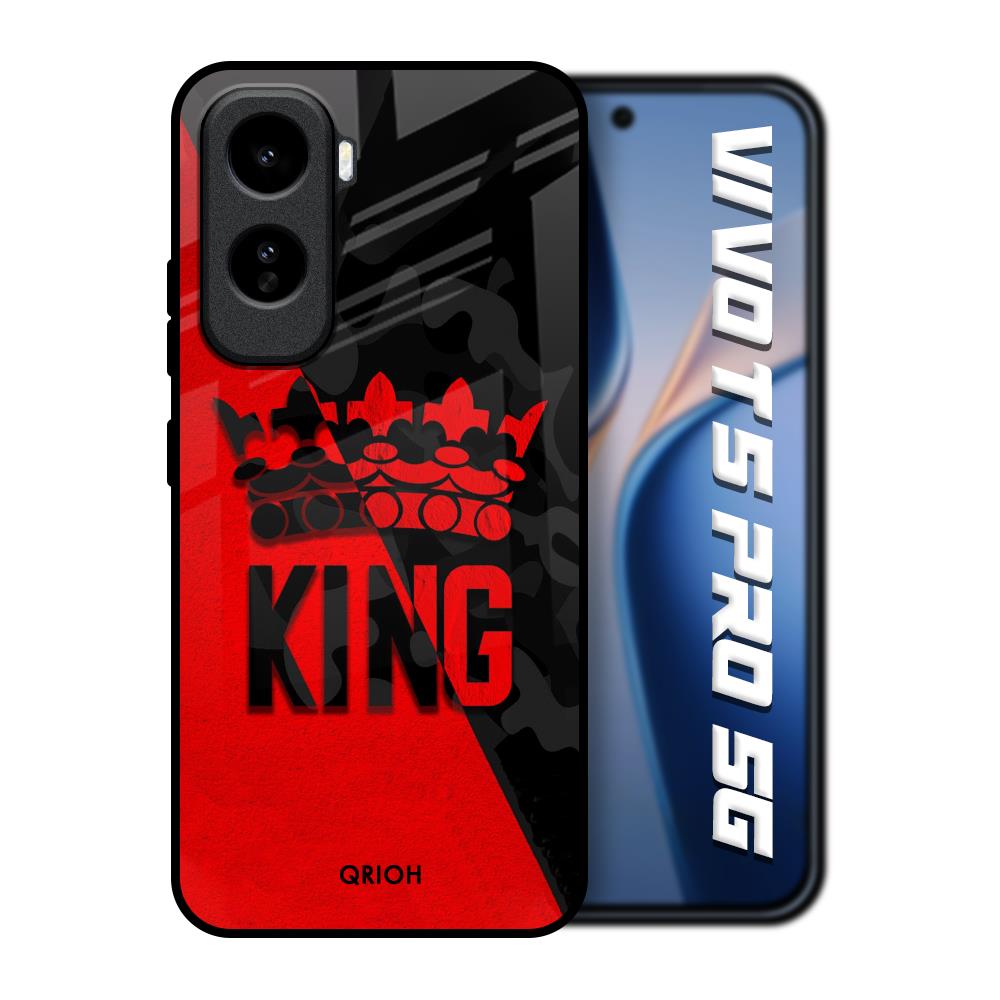 I Am A King Vivo T5 Pro 5G Glass Back Cover Online