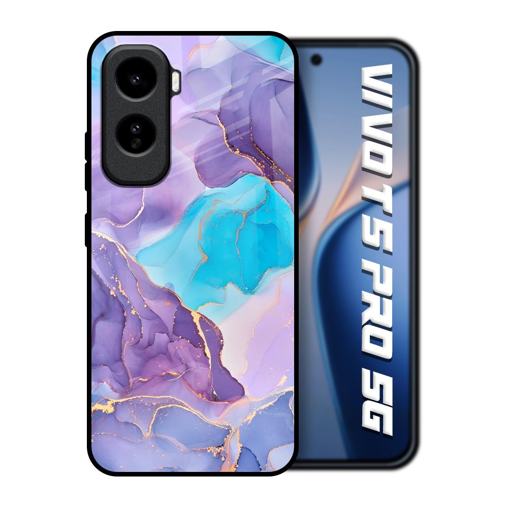Alcohol ink Marble Vivo T5 Pro 5G Glass Back Cover Online