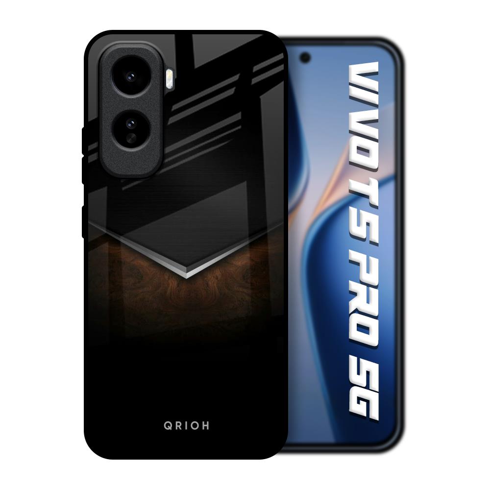 Dark Walnut Vivo T5 Pro 5G Glass Back Cover Online
