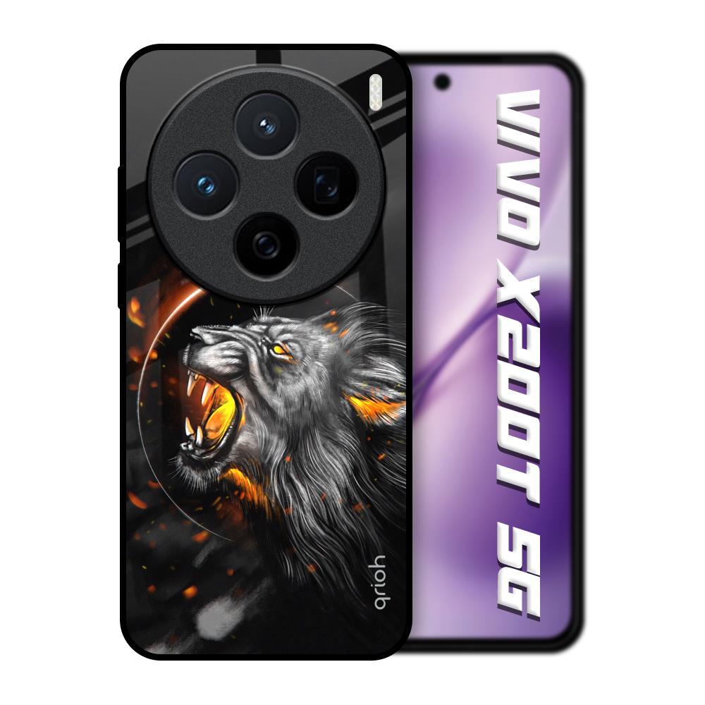 Aggressive Lion Vivo X200T 5G Glass Back Cover Online