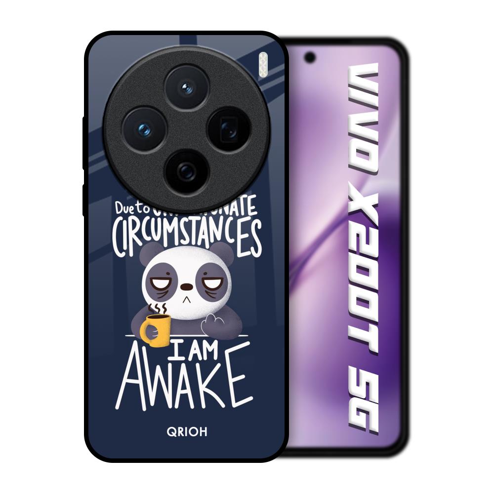 Struggling Panda Vivo X200T 5G Glass Back Cover Online
