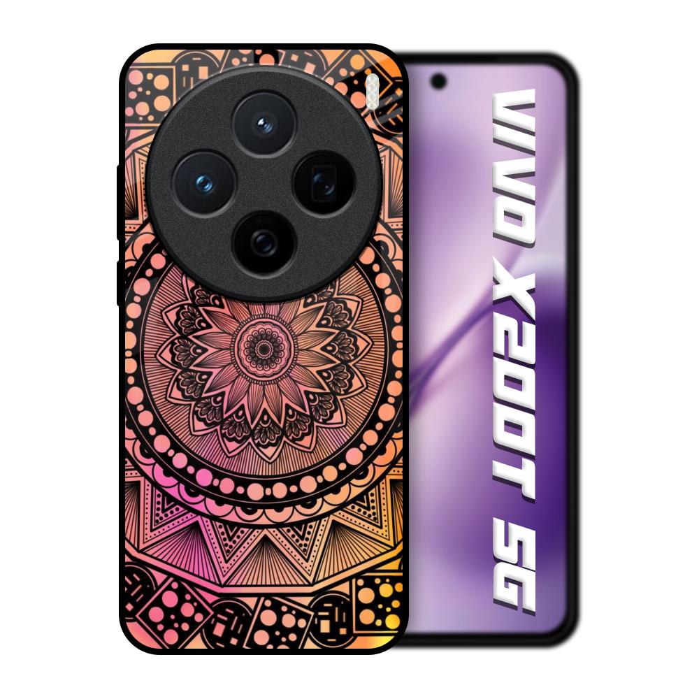 Floral Mandala Vivo X200T 5G Glass Back Cover Online